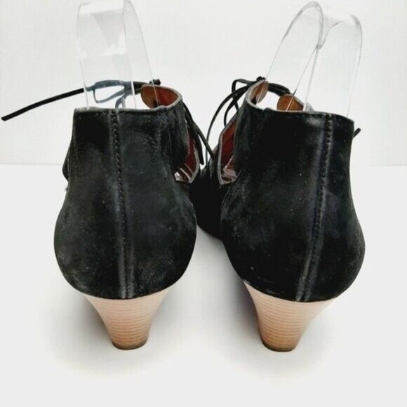 PAUL GREEN Prague Handmade Gladiator Cut Out Lace-up Suede Heels Sz 8 - Picture 8 of 15